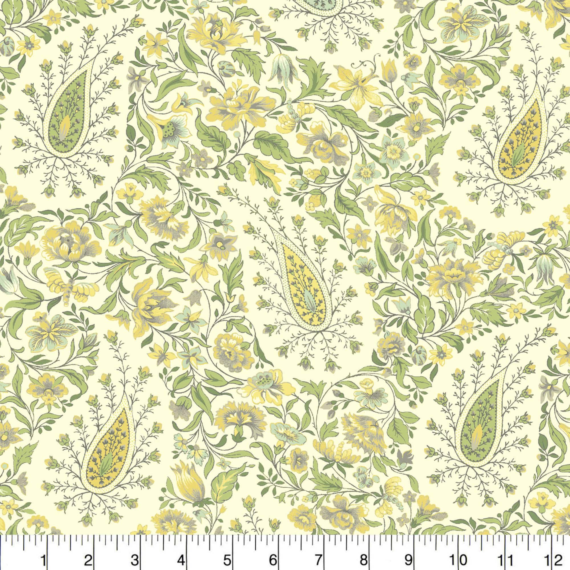 Pkl Studio Verveine Paisley Cotton Home Décor Fabric